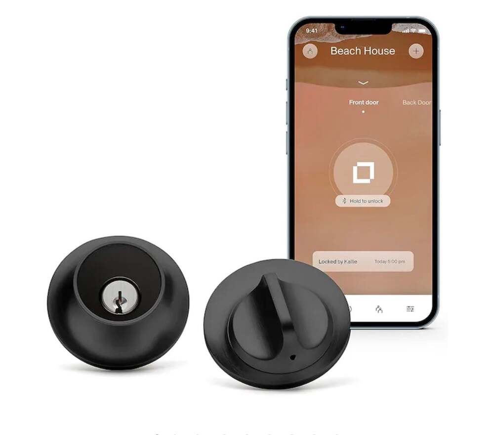 Level Lock Touch Edition Smart Lock Matte Black Bluetooth Electronic Deadbolt **